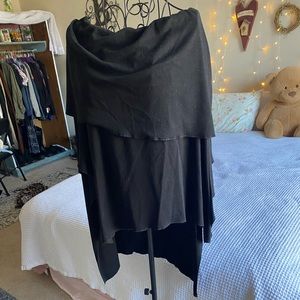 off the shoulder poncho